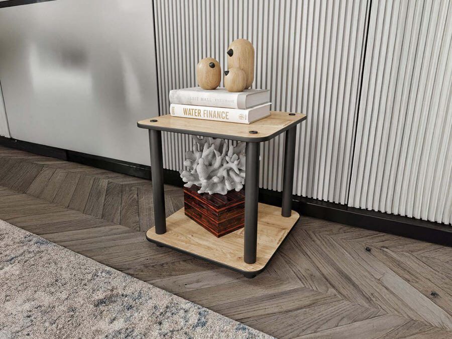Mobistoxx Bijzettafel BOOKY 34 cm eiken