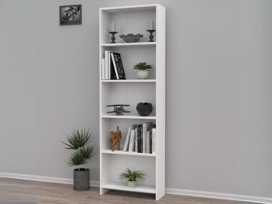 Mobistoxx Boekenkast KARIS 56 cm wit