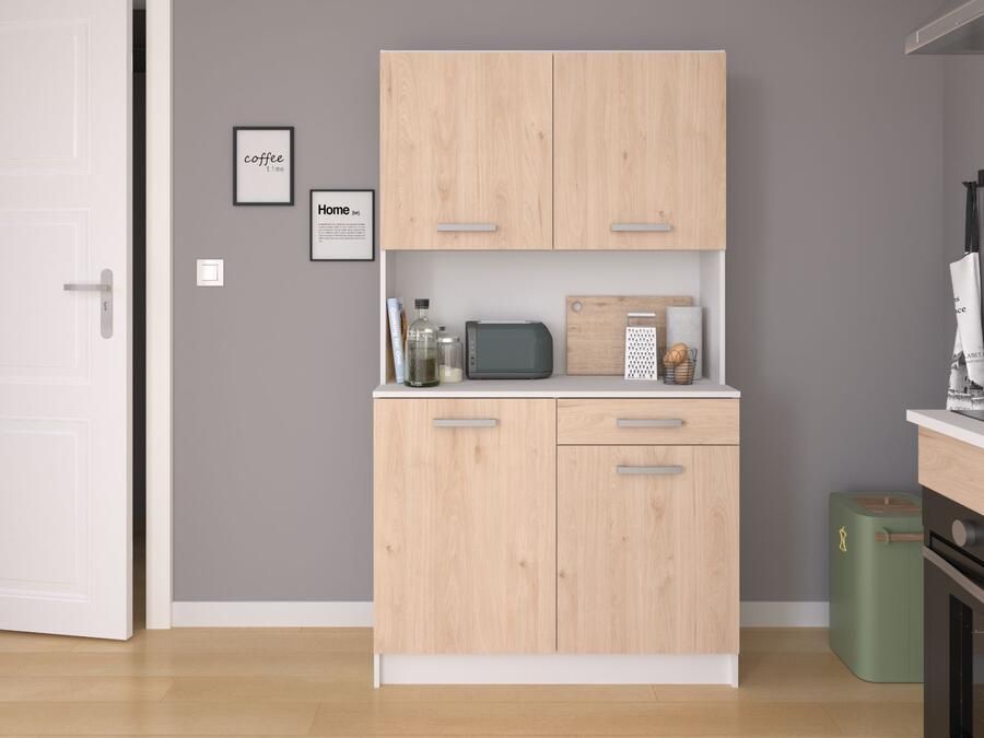 Mobistoxx Buffetkast DOS 4 deuren 1 lade jakson eik