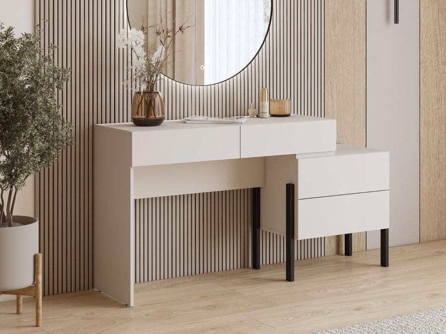Mobistoxx Bureau JUKAMI 143 cm 4 laden kasjmier