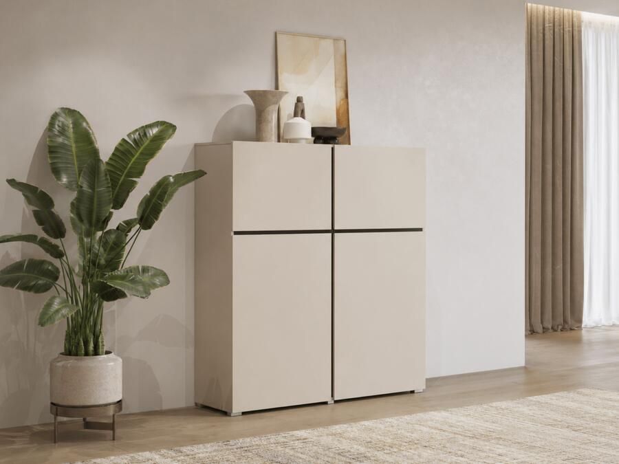 Mobistoxx Commode CROSSAIR 4 deuren kasjmier