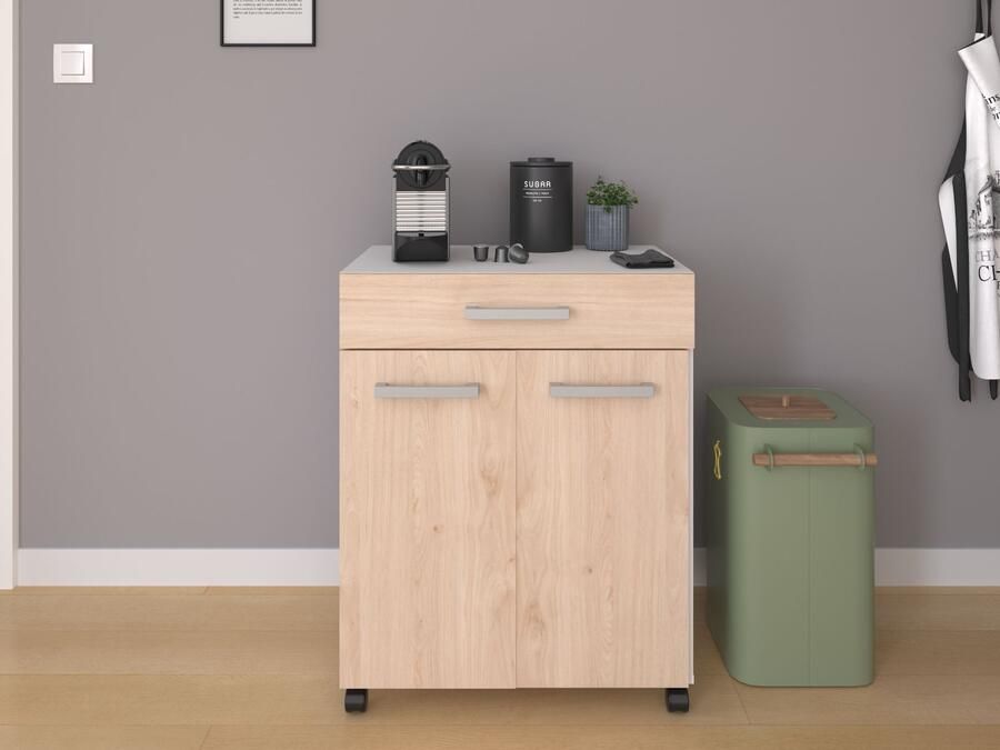 Mobistoxx Commode DOS 2 deuren 1 lade jackson eik