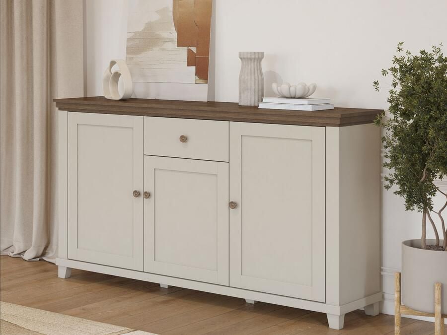Mobistoxx Commode EVOCO 3 deuren 1 lade kasjmier eik dunin