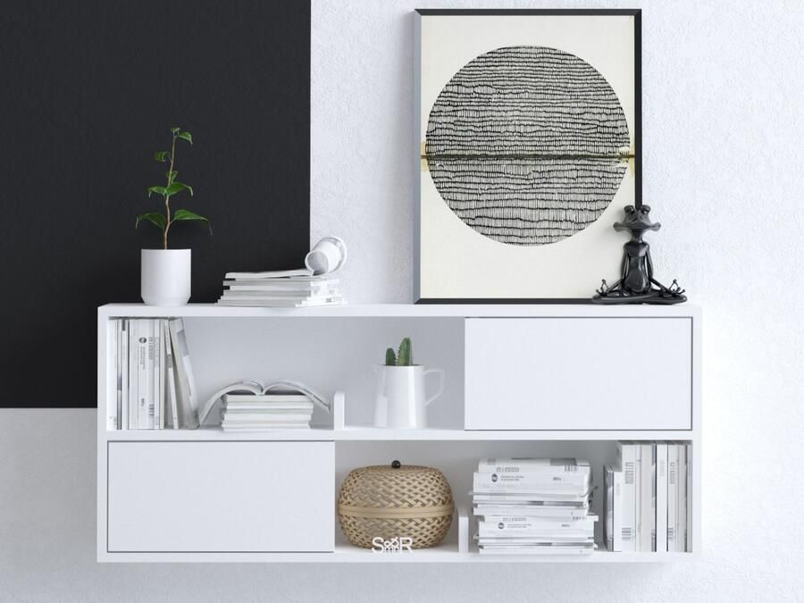 Mobistoxx Commode FORKY 2 deuren wit