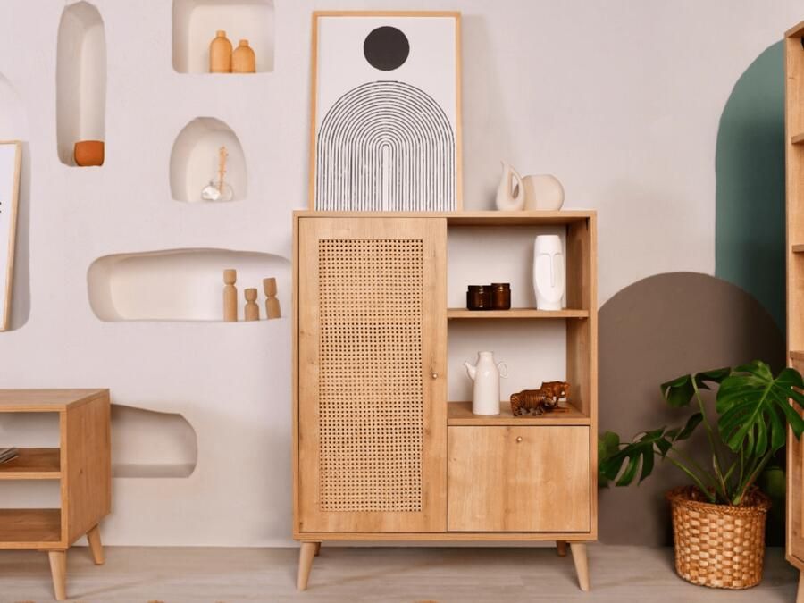 Mobistoxx Commode HAZAKAN 2 deuren eik