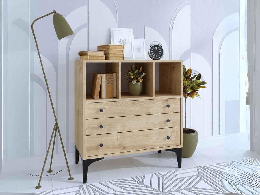 Mobistoxx Commode NEVACHA 3 lades eik