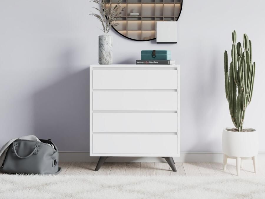 Mobistoxx Commode TUVERA 4 lades wit