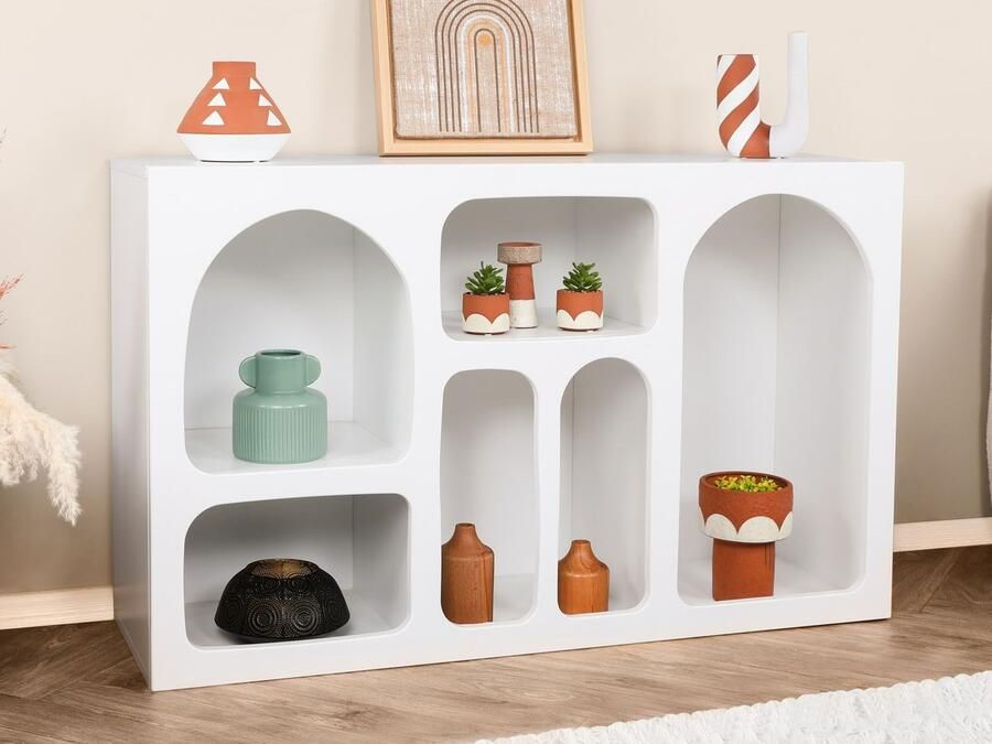 Mobistoxx Consoletafel LORIANA 120 cm wit