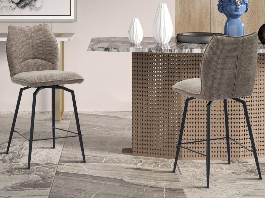 Mobistoxx Draaibare barkruk LIORA zand