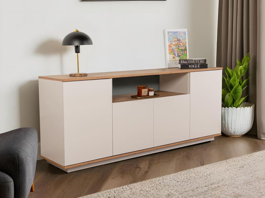 Mobistoxx Dressoir ARISA 4 deuren kasjmier
