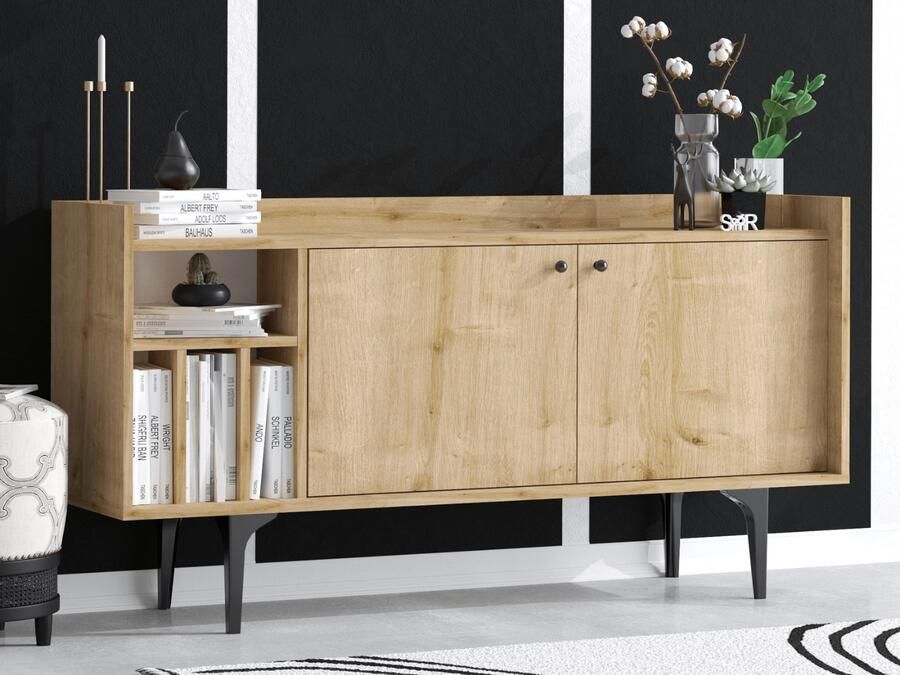 Mobistoxx Dressoir CANOLUS 2 deuren saphire oak