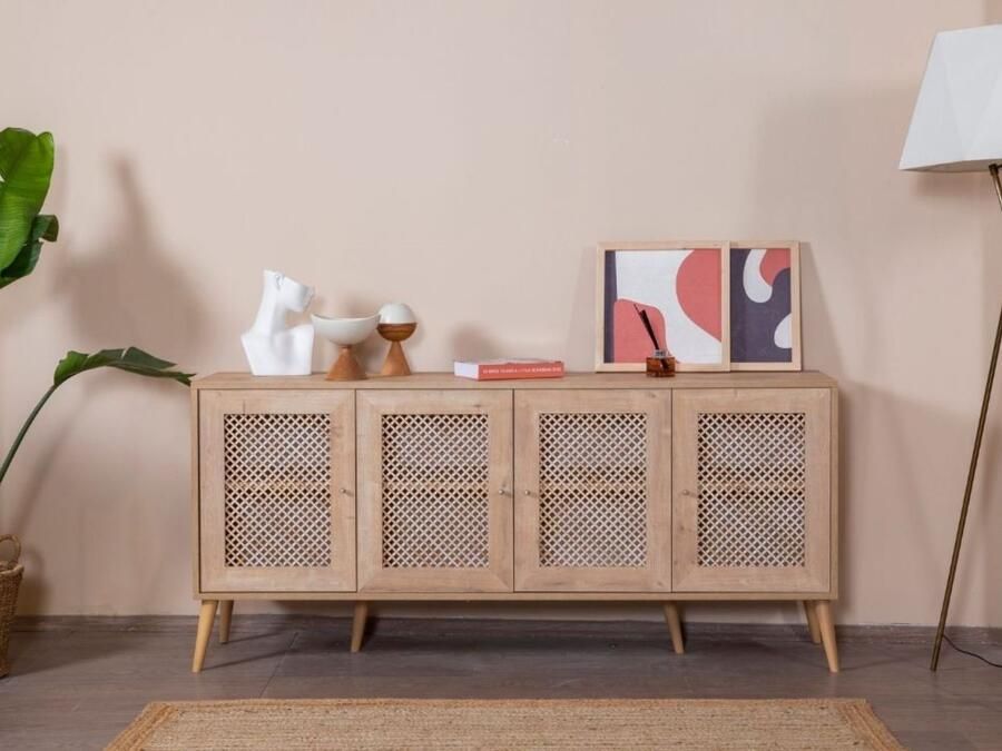 Mobistoxx Dressoir GREY deuren eik