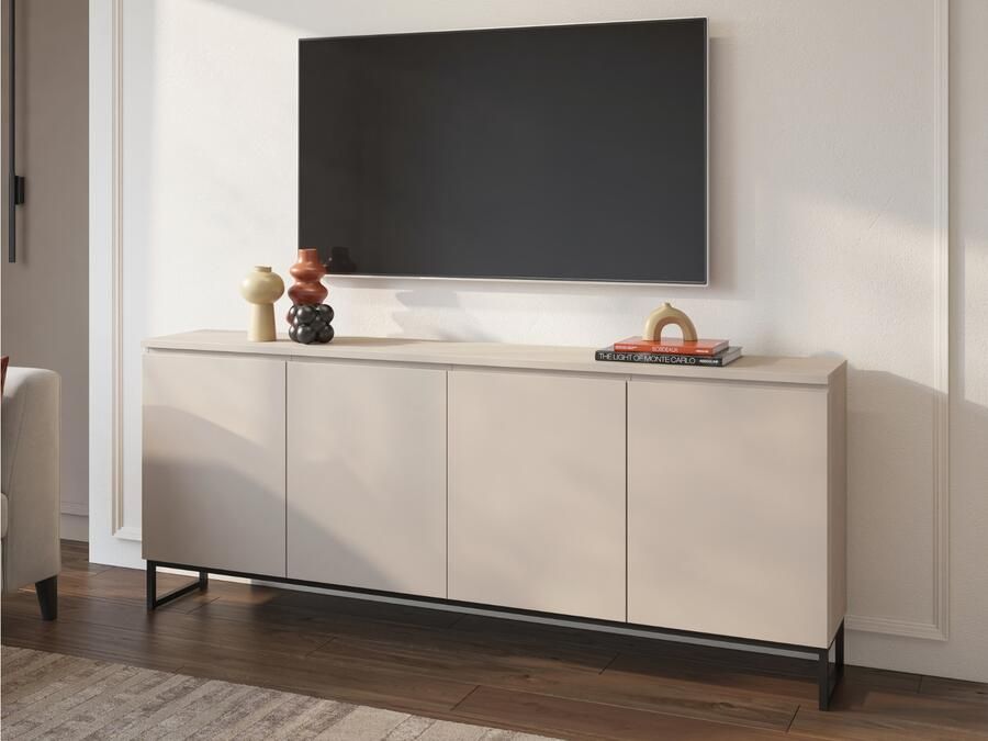 Mobistoxx Dressoir MODOKI 4 deuren kasjmier