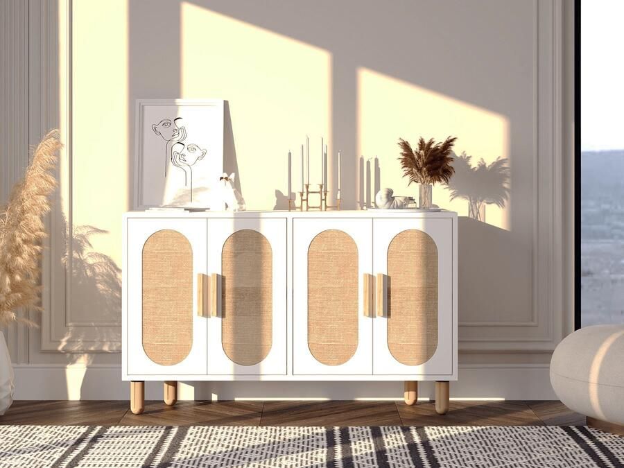 Mobistoxx Dressoir ONVERA 4 deuren wit