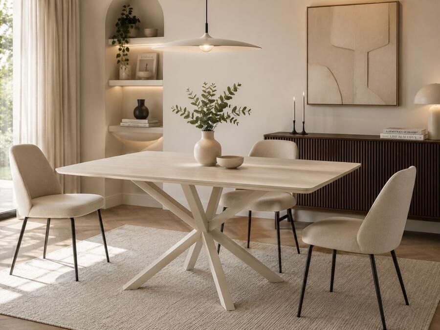 Mobistoxx Eettafel NATHOU 180 cm kasjmier