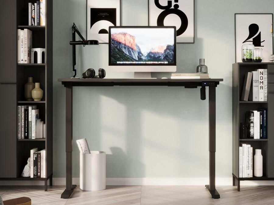 Mobistoxx Elektrisch verstelbaar bureau POLYGON 160 cm grafiet