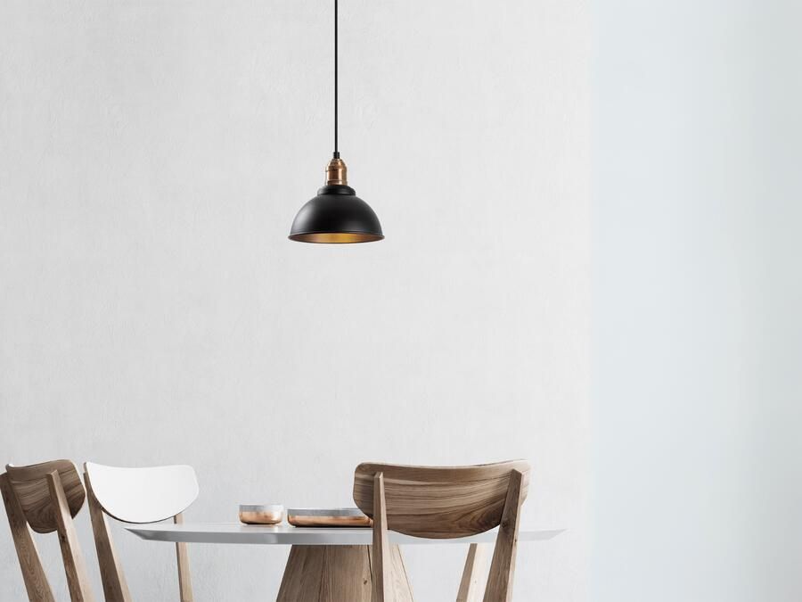 Mobistoxx Hanglamp ARONZA 1 lamp zwart