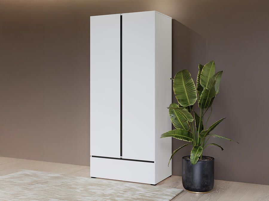 Mobistoxx Kast CROSSAIR 2 deuren 1 lade wit