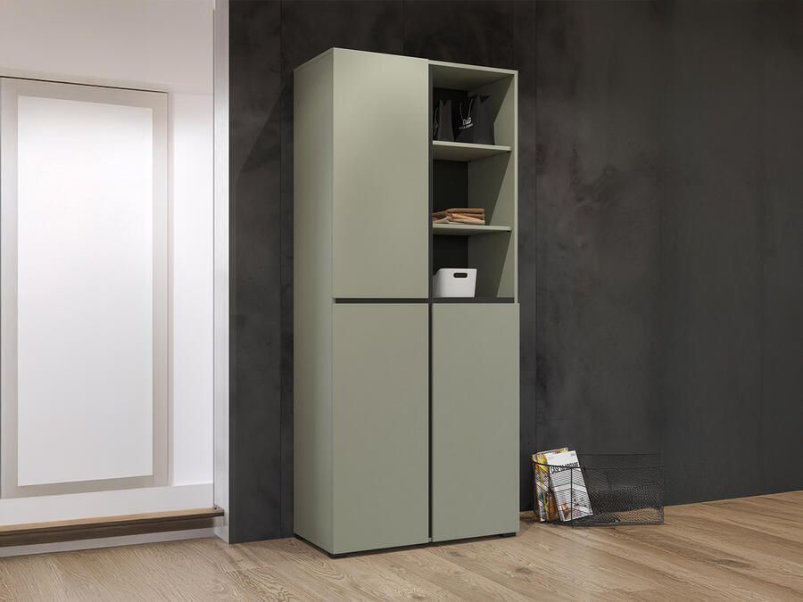 Mobistoxx Kast CROSSAIR 3 deuren groen