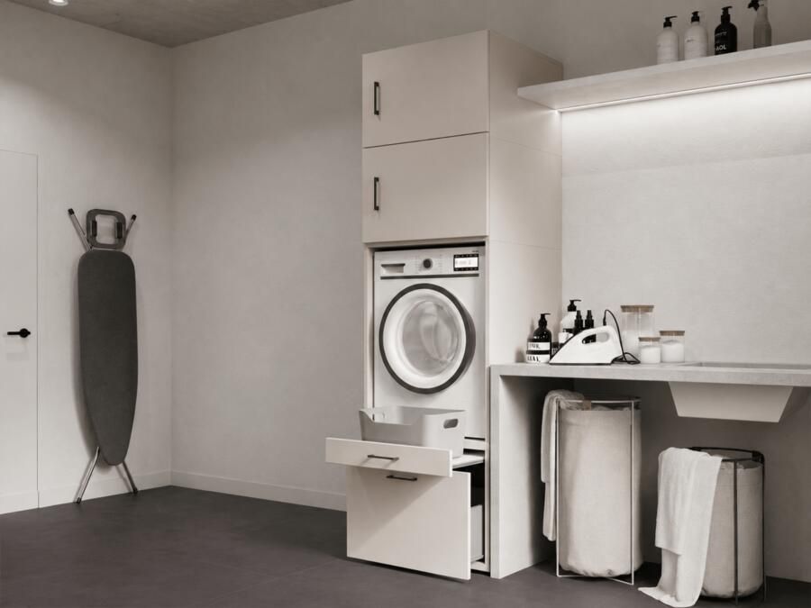 Mobistoxx Kast WASHING 1 machine kasjmier met 2 opzetkasten
