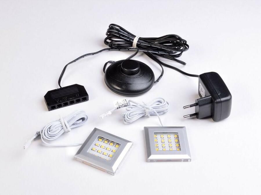 Mobistoxx Kit vierkant led verlichting RGB (set van 2)