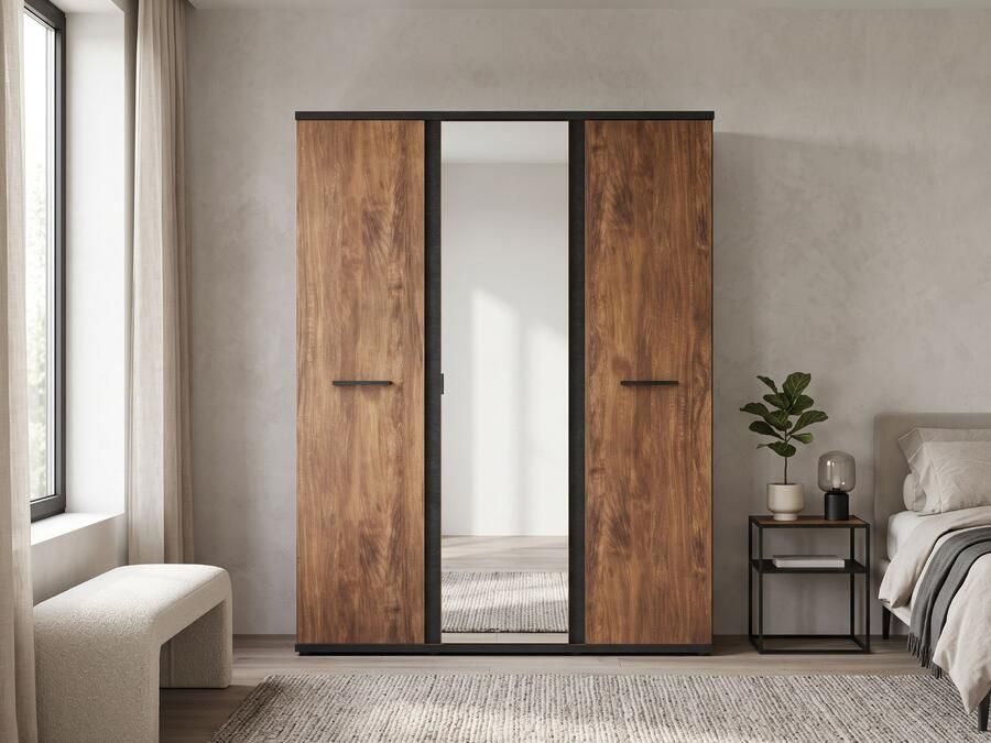 Mobistoxx Kledingkast ELENAS 3 deuren acacia