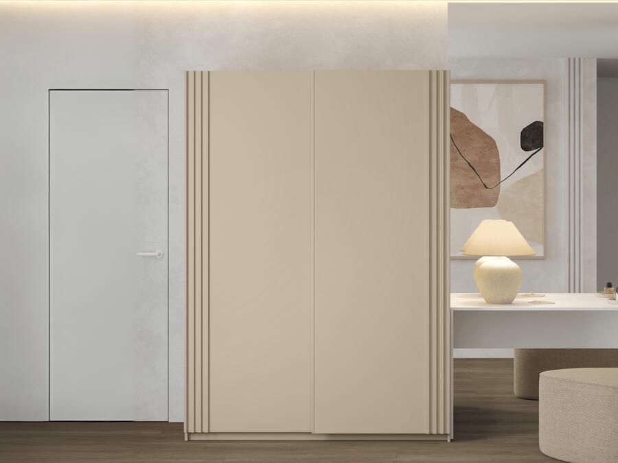 Mobistoxx Kledingkast NIVAK 2 schuifdeuren 150 cm kasjmier