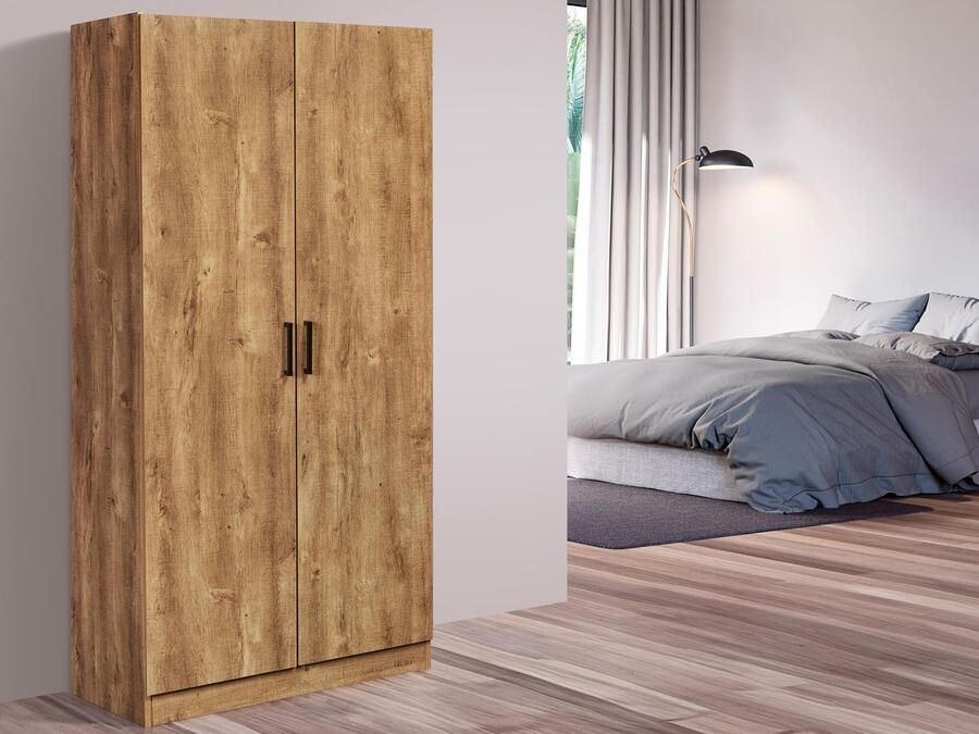 Mobistoxx Kledingkast WILLY 2 deuren denver eik