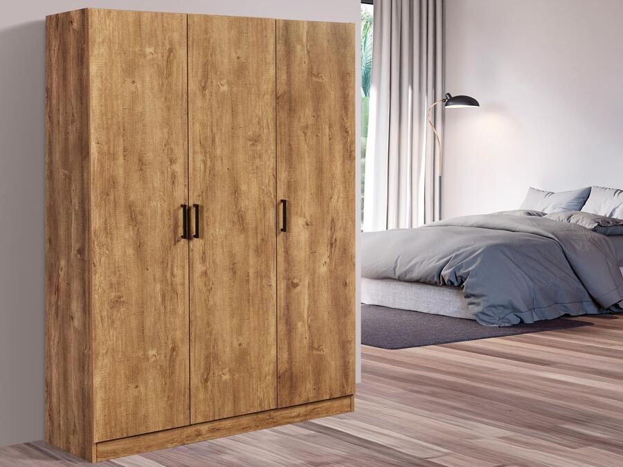 Mobistoxx Kledingkast WILLY 3 deuren denver eik