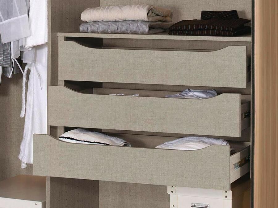 Mobistoxx Ladeblok BETA 3 lades 90 cm natuurlijk linnen