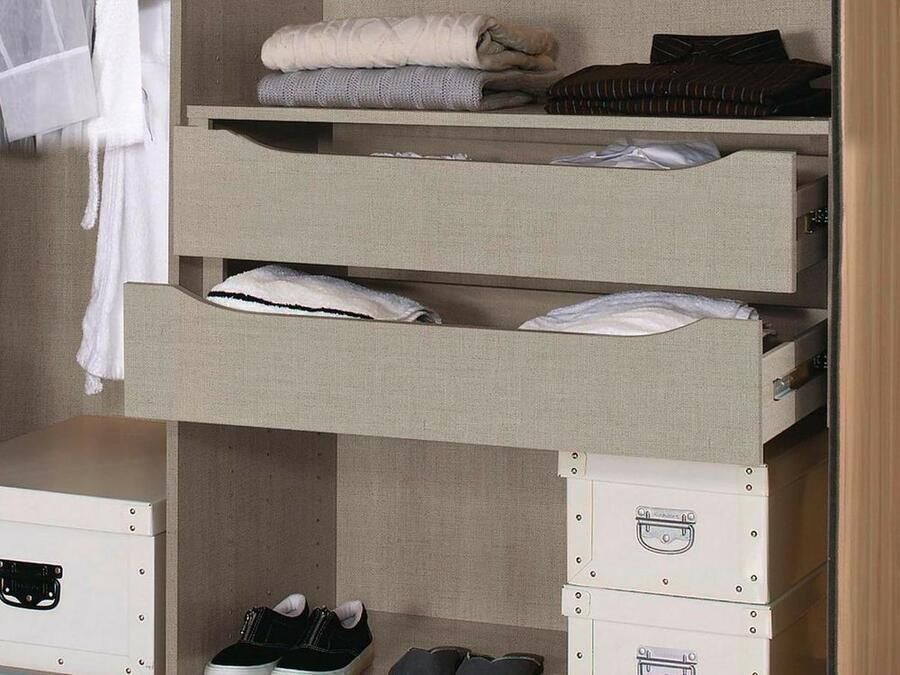 Mobistoxx Ladeblok BETA 2 lades 90 cm natuurlijk linnen