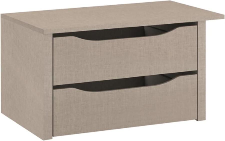 Mobistoxx Ladeblok SUBBY 2 lades 88 cm natuurlijk linnen