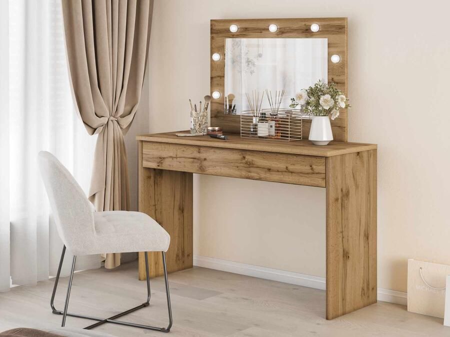 Mobistoxx Make-up tafel EVELINE wotan eik