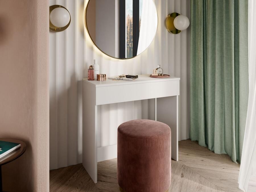 Mobistoxx Make-up tafel TEORNIOLE 1 lade wit