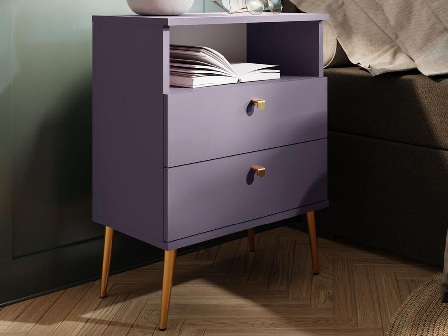 Mobistoxx Nachtkastje HIGHSTYLE 2 lades roze