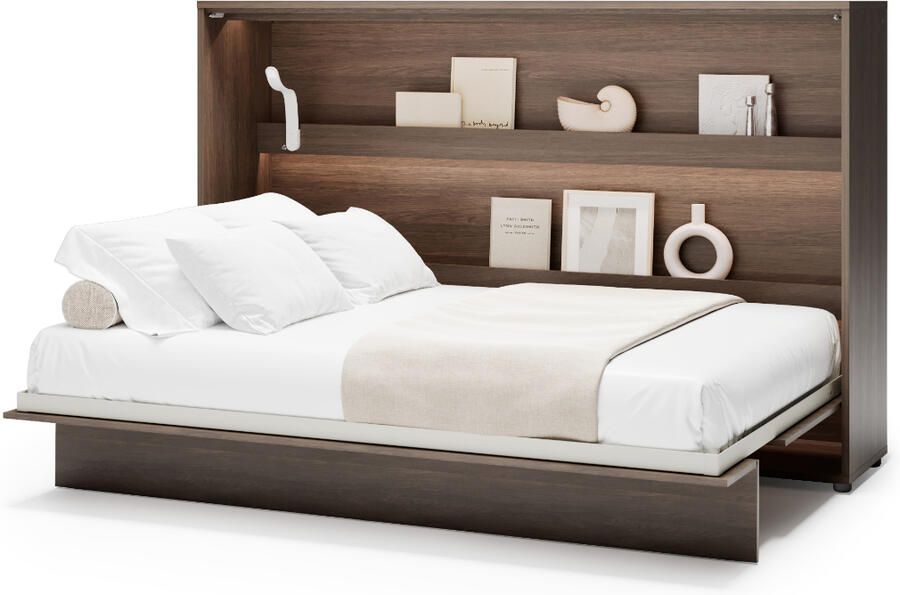 Mobistoxx Opklapbed CONCEPTION PRO 120x200 cm dunin eik (horizontaal) met matras