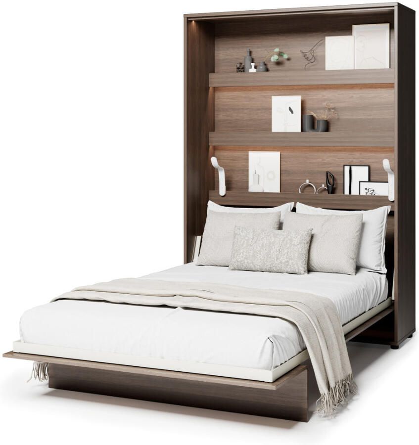 Mobistoxx Opklapbed CONCEPTION PRO 140x200 cm dunin eik (verticaal) met matras