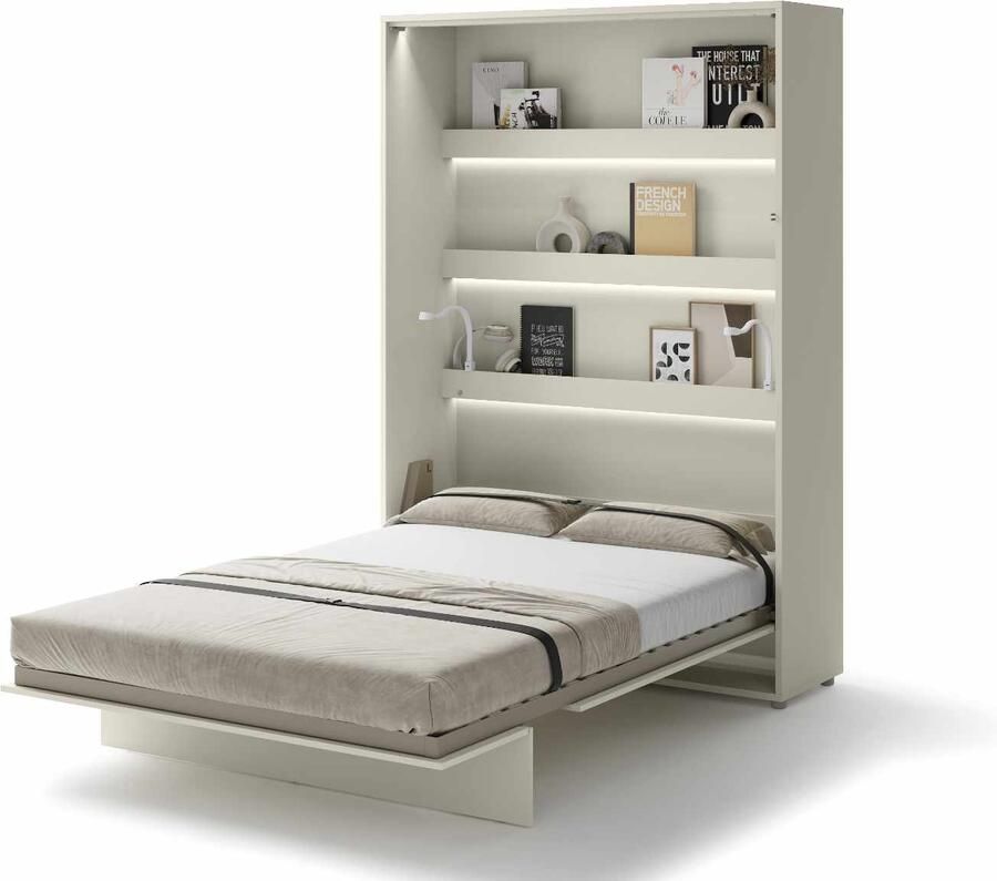 Mobistoxx Opklapbed CONCEPTION PRO 140x200 cm kasjmier (verticaal) met matras