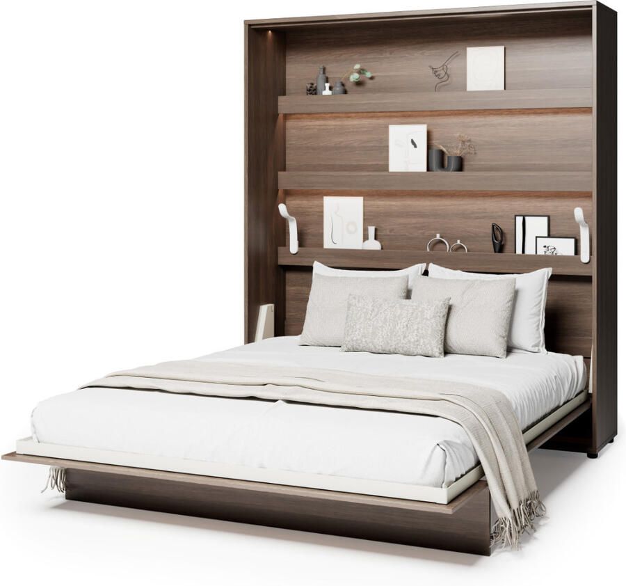 Mobistoxx Opklapbed CONCEPTION PRO 180x200 cm dunin eik (verticaal)