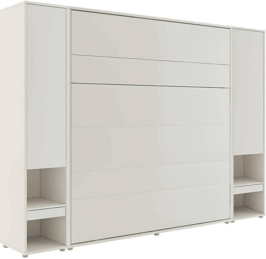 Mobistoxx Opklapbed CONCEPTION PRO 180x200 cm kasjmier (verticaal) met kasten