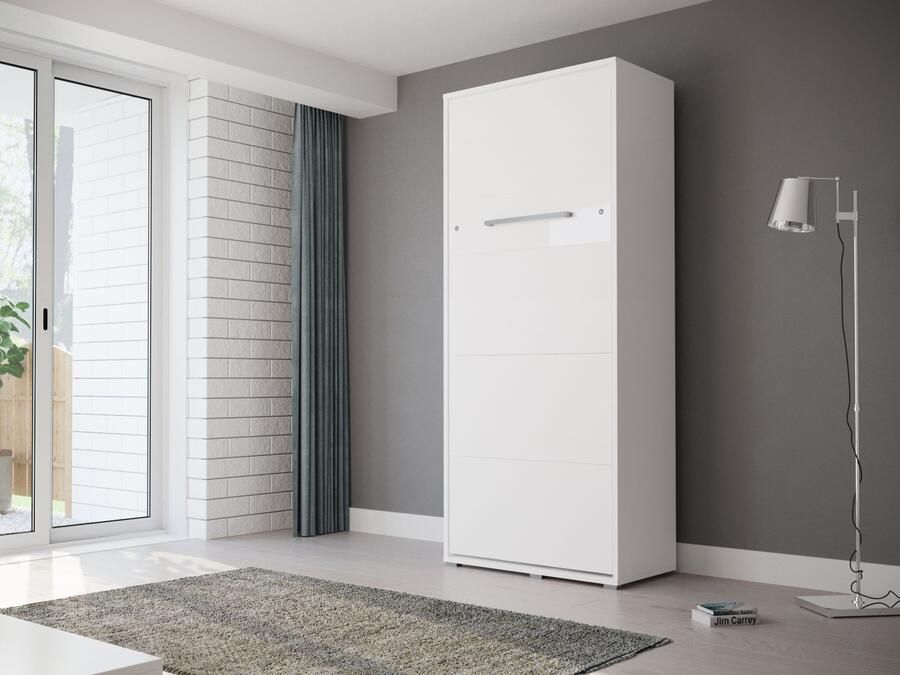 Mobistoxx Opklapbed HOUDI 90x200 cm wit