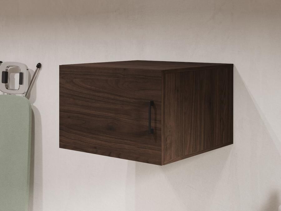 Mobistoxx Opzetkast WASHING 1 deur walnoot