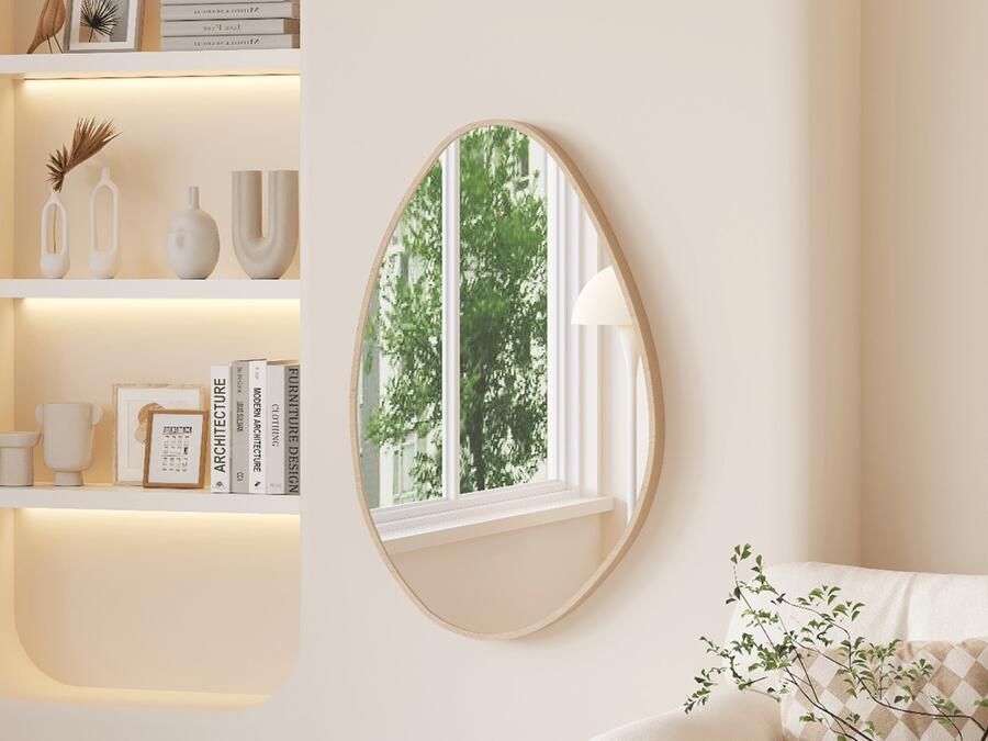 Mobistoxx Organische spiegel KLEO 80x50 cm oude eik