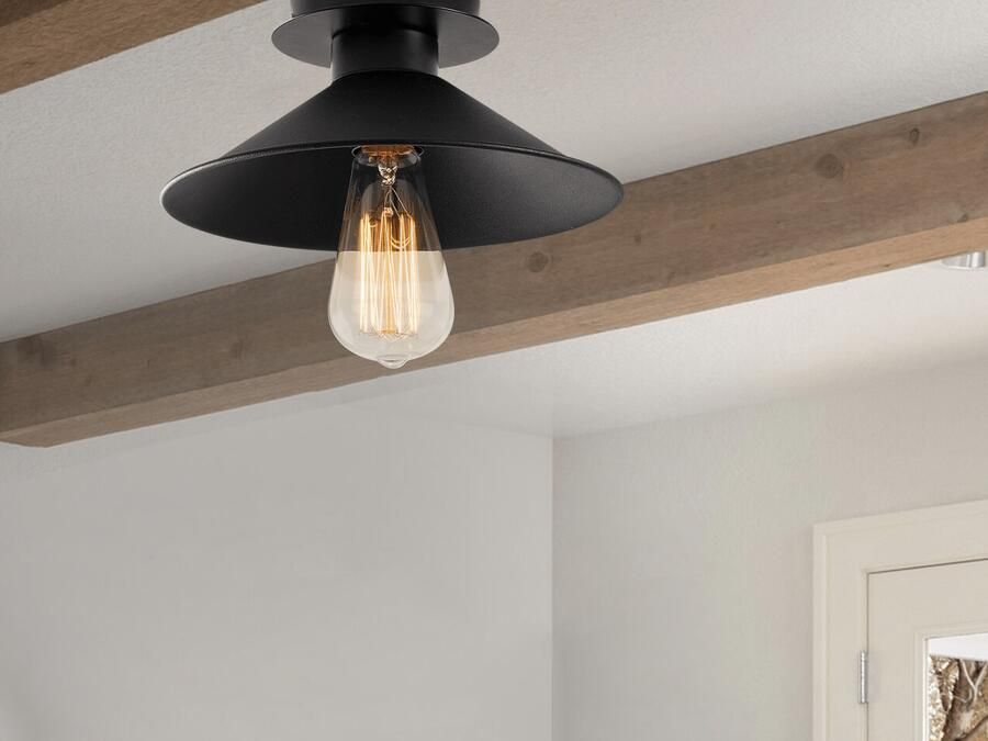 Mobistoxx Plafondlamp BERINNA 1 lamp zwart