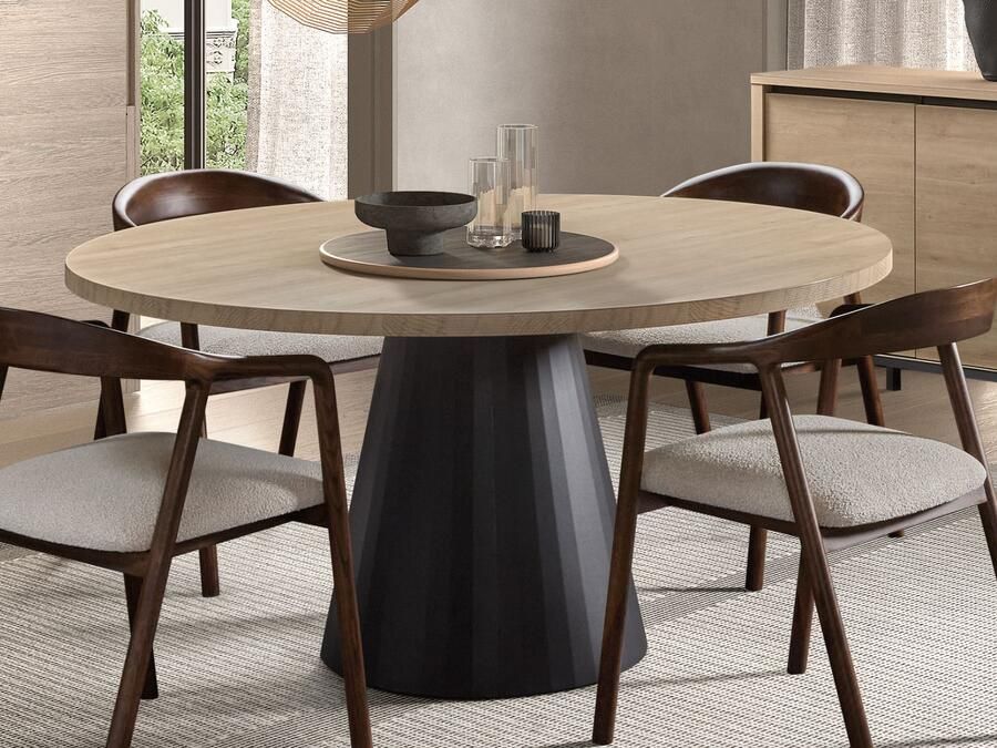 Mobistoxx Ronde eettafel DURDEN 150 cm urban eik