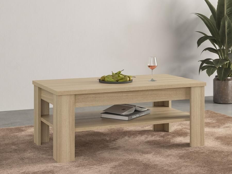 Mobistoxx Salontafel CASTRO 120 cm elegante eik