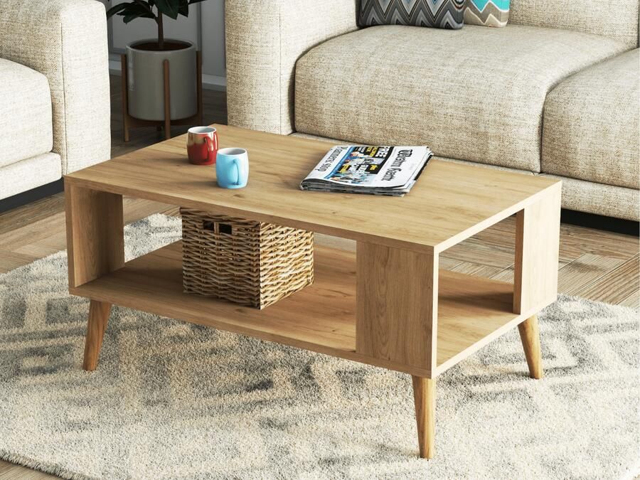 Mobistoxx Salontafel CITANA 100 cm bruine eik