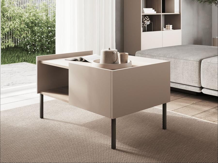Mobistoxx Salontafel JULIE 90 cm acacia kasjmier