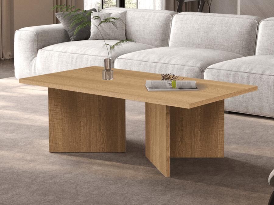 Mobistoxx Salontafel LIBA 125 cm natuurlijke eik