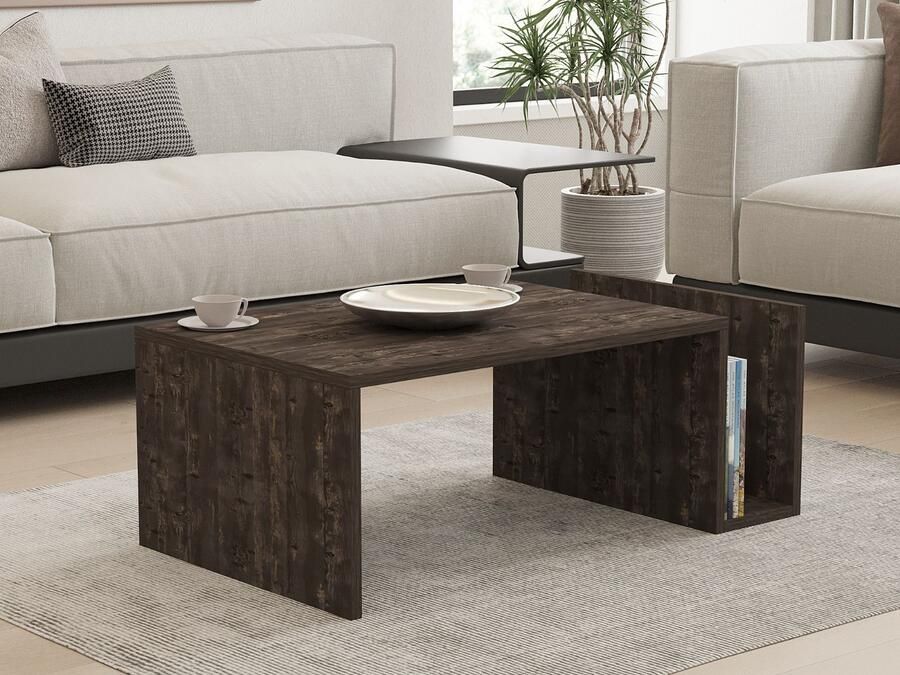 Mobistoxx Salontafel MEMORY 87 cm donkere eik